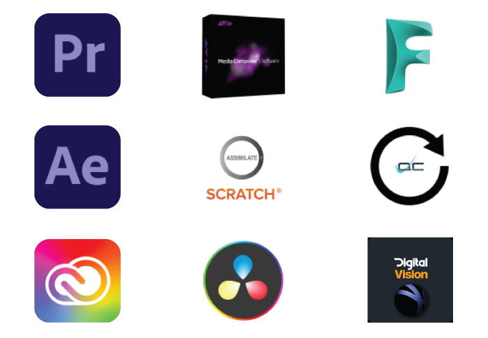 FlowCaster has direct plugins for all your favourite software, include Adobe Premiere, Avid MediaComposer, DaVinci Resolve, Assimilate Scratch, Nucoda, videoQC, Flame and most others.
